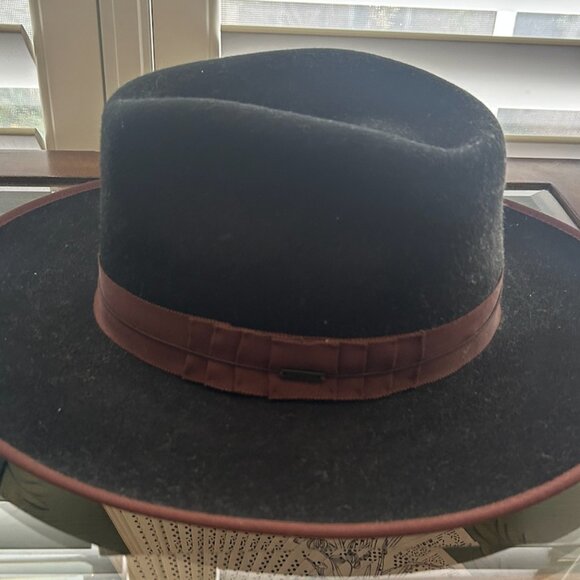 Brixton Felt Wide Brim Fedora - Picture 1 of 4
